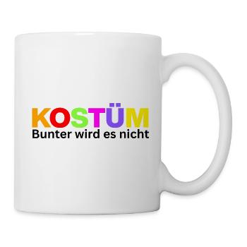 COSTUME, ÇA NE PEUT PAS ÊTRE PLUS COLORÉ ! AUCUN DÉSIR POUR JECK - Mug blanc - blanc - Droite