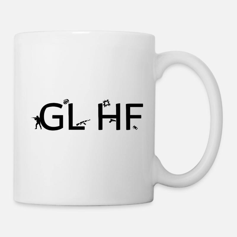 Bonne chance, amuse-toi bien - Mug blanc - blanc