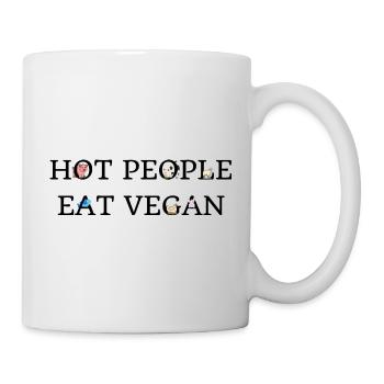 Les personnes sexy mangent végane - Mug blanc - blanc - Droite