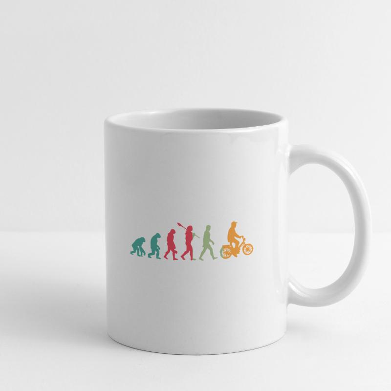 Mofa Evolution Mobylette Mug blanc