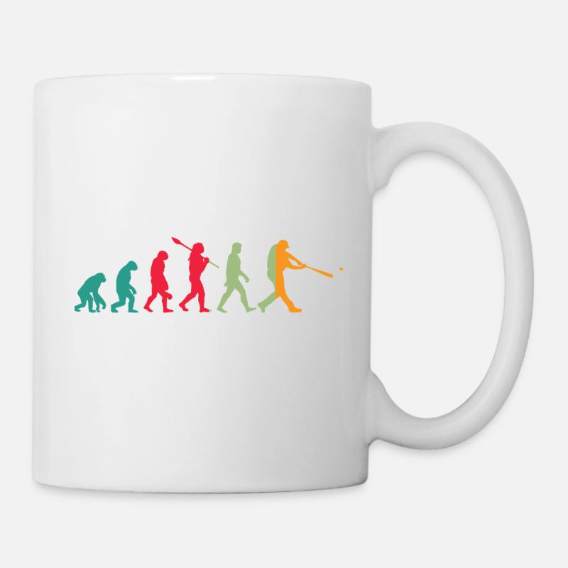 Basketball Evolution - Tasse - Weiß