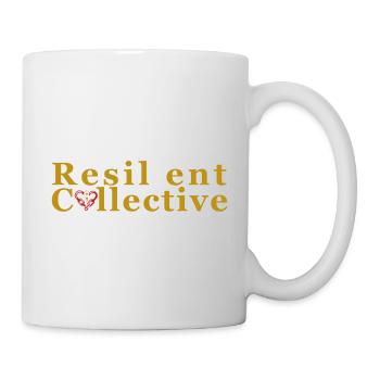 Logo du collectif résilient - Mug blanc - blanc - Droite