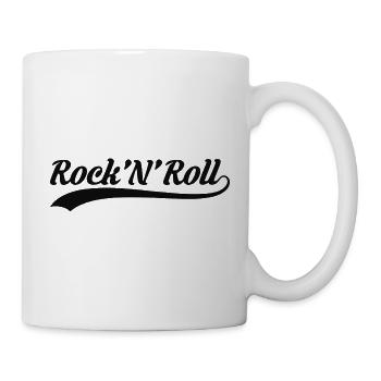 Scénario vintage du Rock’N’Roll - Mug blanc - blanc - Droite