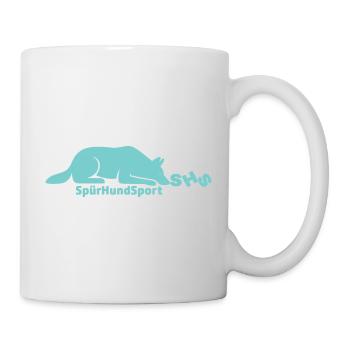 SHS Logo mint - Tasse - Weiß - Rechts