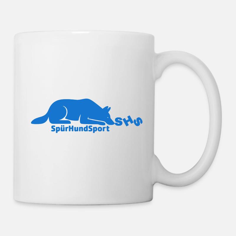 Logo SHS bleu - Mug blanc - blanc