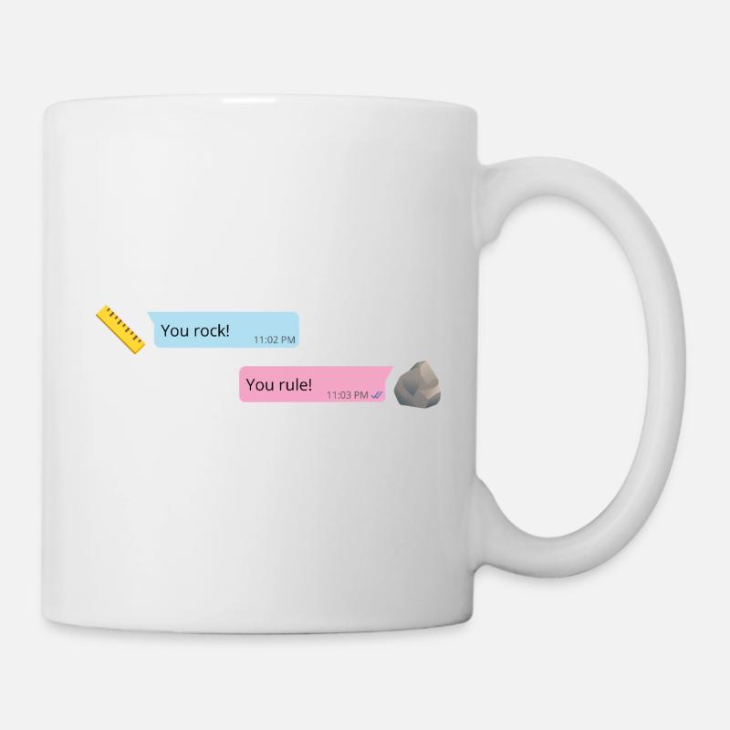 Rock & Rule - Mug blanc - blanc
