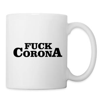FUCK CORONA - Mug blanc - blanc - Droite