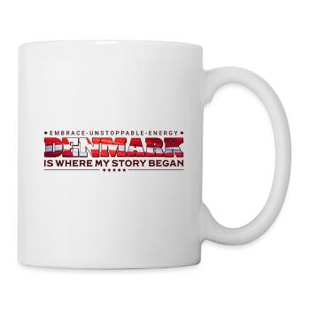 Dänemark, wo meine Geschichte begann - Tasse - Weiß - Rechts