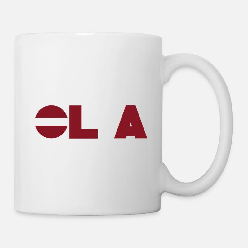 Latvia - Mug - white
