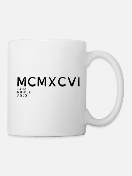 1996_LINE_black - Mug - white