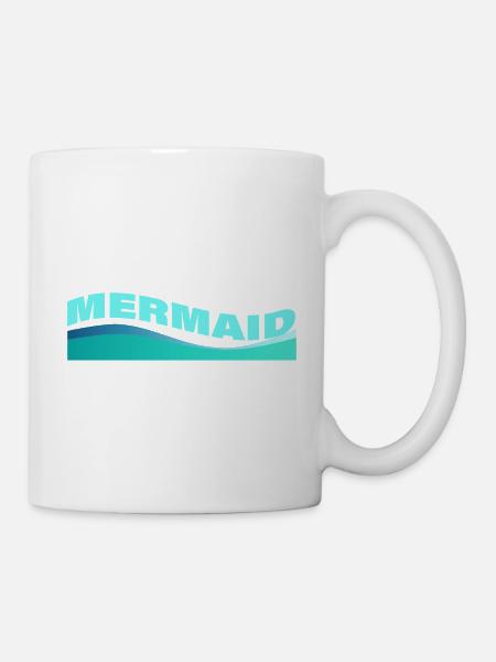 MERMAID - Tasse - Weiß