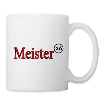 Meister 2026 Meisterschaft - Tasse - Weiß - Rechts