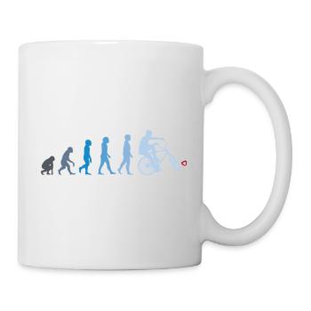 Cycling, Cycleball, Indoor Cycling, Evolution - Mug - white - Right