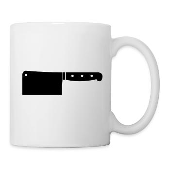 Fleischbeil - Tasse - Weiß - Rechts