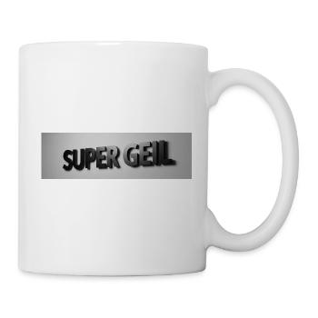 Police 3D Super Geil - Mug blanc - blanc - Droite