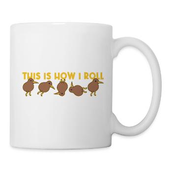 This Is How I Roll Kiwi Bird New Zealand - Mug - white - Right