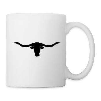 Longhorn head - Mug - white - Right