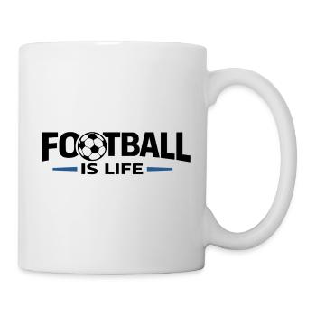 Football is life - Mug - white - Right
