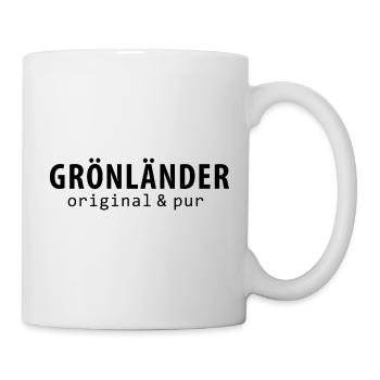 GREENLANDER – Original & PURE - Mug blanc - blanc - Droite