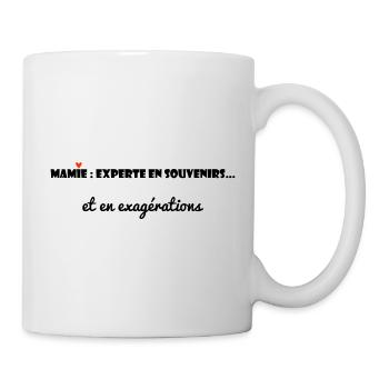 OMA. MAMA. OMA. MUTTERTAG - Tasse - Weiß - Rechts