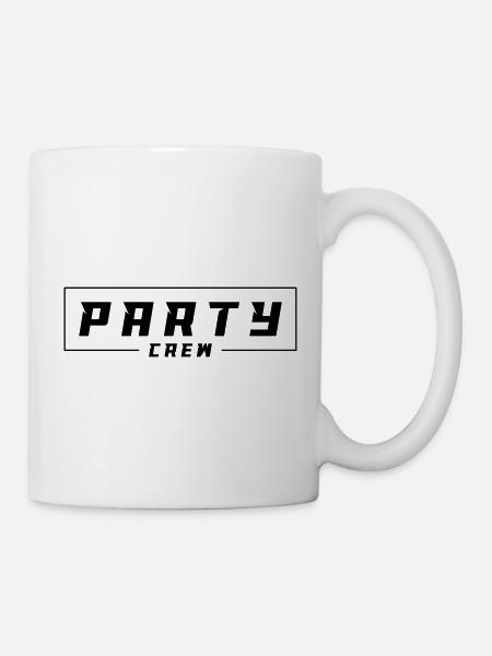Party Crew - Tasse - Weiß