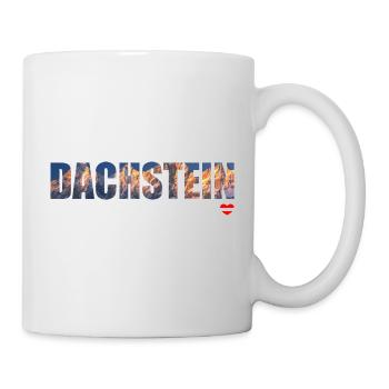 Dachstein Ramsau Österreich Schriftzug - Tasse - Weiß - Rechts
