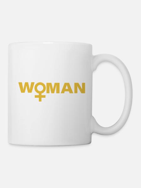 WOMAN - Tasse - Weiß