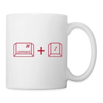 Command + Z - Tasse - Weiß - Rechts