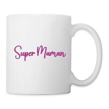 Super_Maman_ - Mug blanc - blanc - Droite