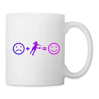 Pickleballer Idee für Pickleballspielerinnen Fans - Tasse - Weiß - Rechts