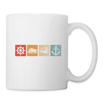 Plaisancier Capitaine Bateau Ancre Marin - Mug blanc - blanc - Droite