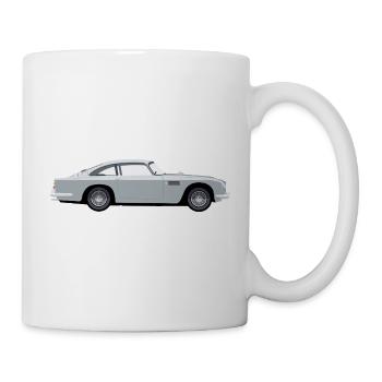 Vintage Light Blue Coupe - Mug - white - Right