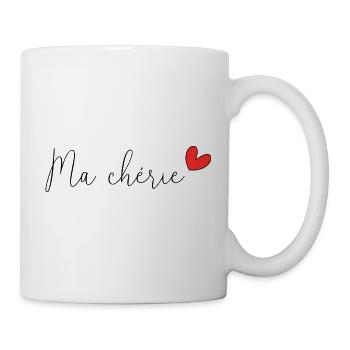 BONNE FÊTE. BONNE FÊTE MAMAN. MAMAN. FÊTE DES MÈRE - Mug blanc - blanc - Droite
