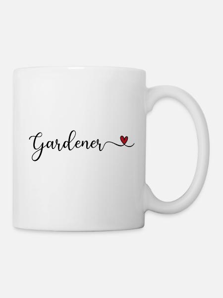 Gärtner - Tasse - Weiß