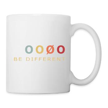 Ø Be Different Denmark Pride Norway Retro - Mug - white - Right