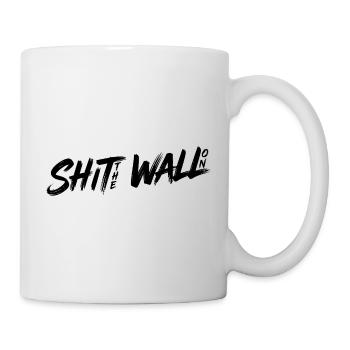 Arrête le mur - Mug blanc - blanc - Droite