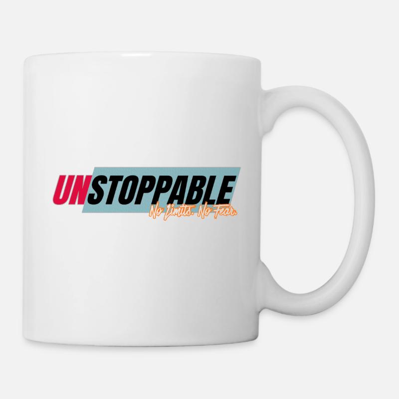 Unstoppable without limits - Mug - white