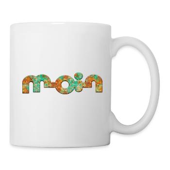 Bonjour - Mug blanc - blanc - Droite