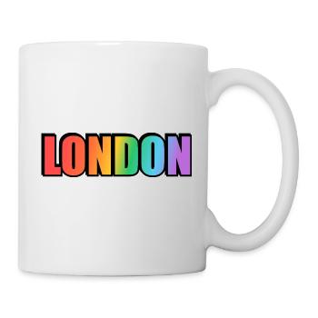 London LGBTQ Rainbow - Tasse - Weiß - Rechts