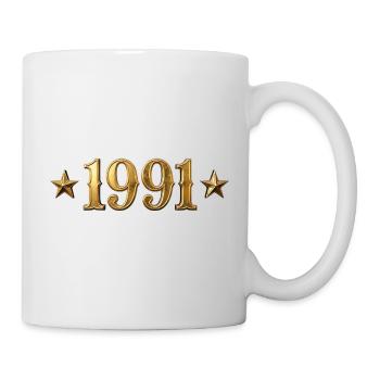 1991 Vintage Gold Stars - Mug - white - Right