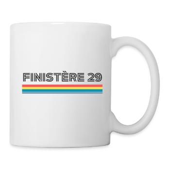 Finistère 29 T-Shirt Humorgeschenk - Tasse - Weiß - Rechts