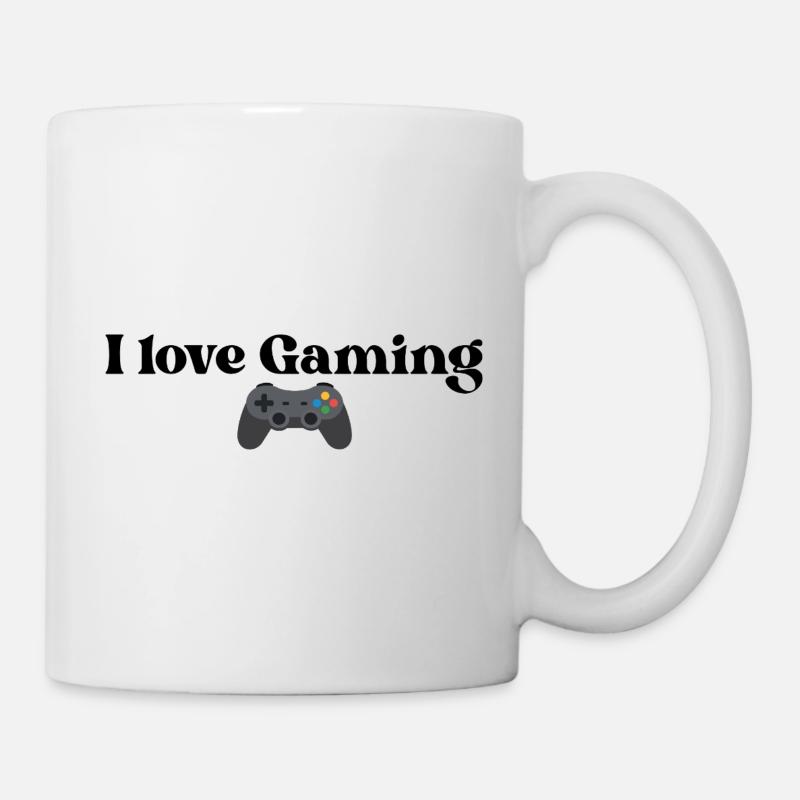 I Love Gaming - Tasse - Weiß