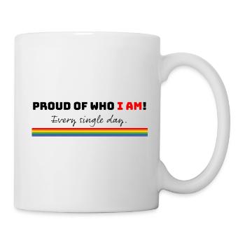 Fière de qui je suis | LGBTQIA+ - Mug blanc - blanc - Droite