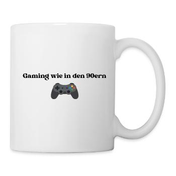 Gaming wie in den 90ern - Tasse - Weiß - Rechts