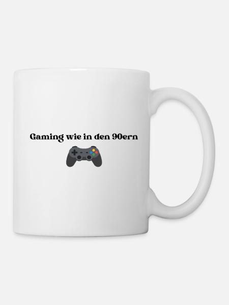 Gaming wie in den 90ern - Tasse - Weiß