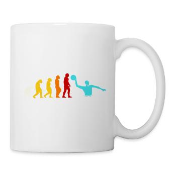 Evolution Color Arc Reaching Forward - Mug - white - Right