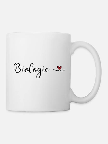 Biologie - Tasse - Weiß