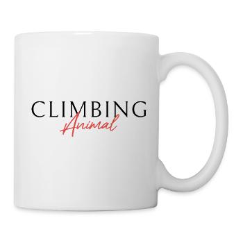 Climbing Animal Classic Lettering Rock Climber - Mug - white - Right
