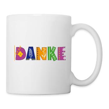 DANKE  - Tasse - Weiß - Rechts