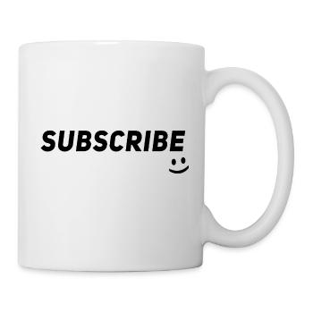 Influenceur, blogueur, vloggeuse, créatrice de contenu - Subsc - Mug blanc - blanc - Droite